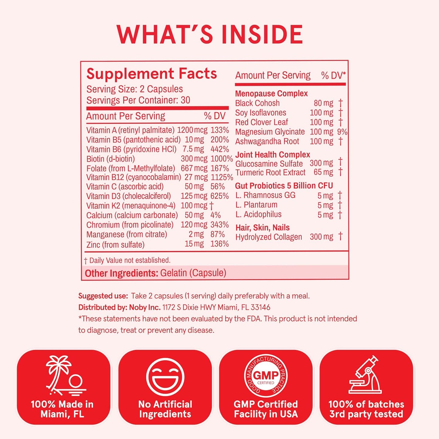 Rose & Root Menopause Strength Formula